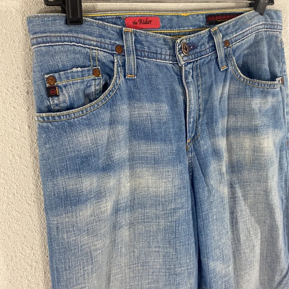 Ag Adriano Goldschmied The Rider Medium Light Wash jeans